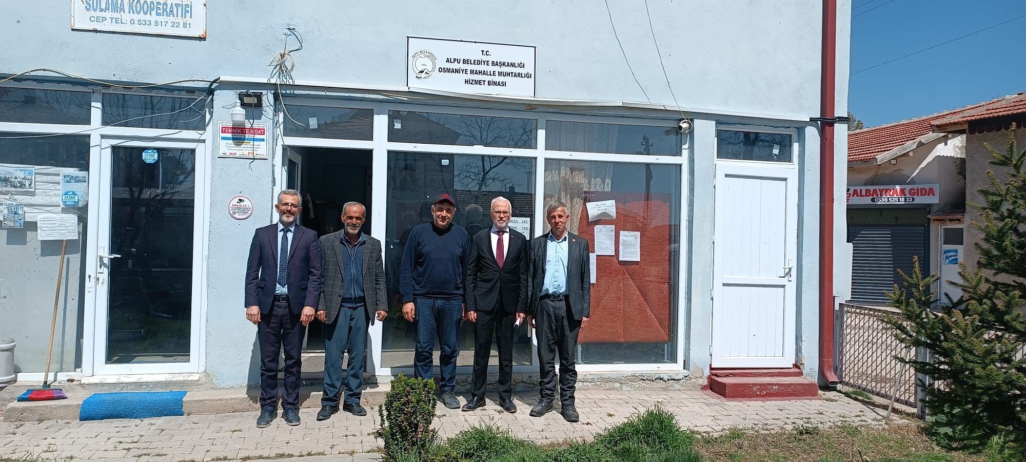 ALPU OSMANİYE AİLE SAĞLIĞI MERKEZİ İNŞAATI YERİNDE İNCELENDİ