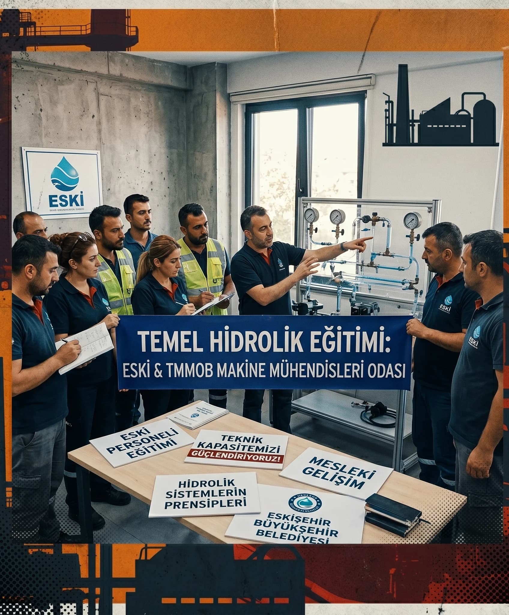 ESKİ PERSONELİNE “TEMEL HİDROLİK EĞİTİMİ”