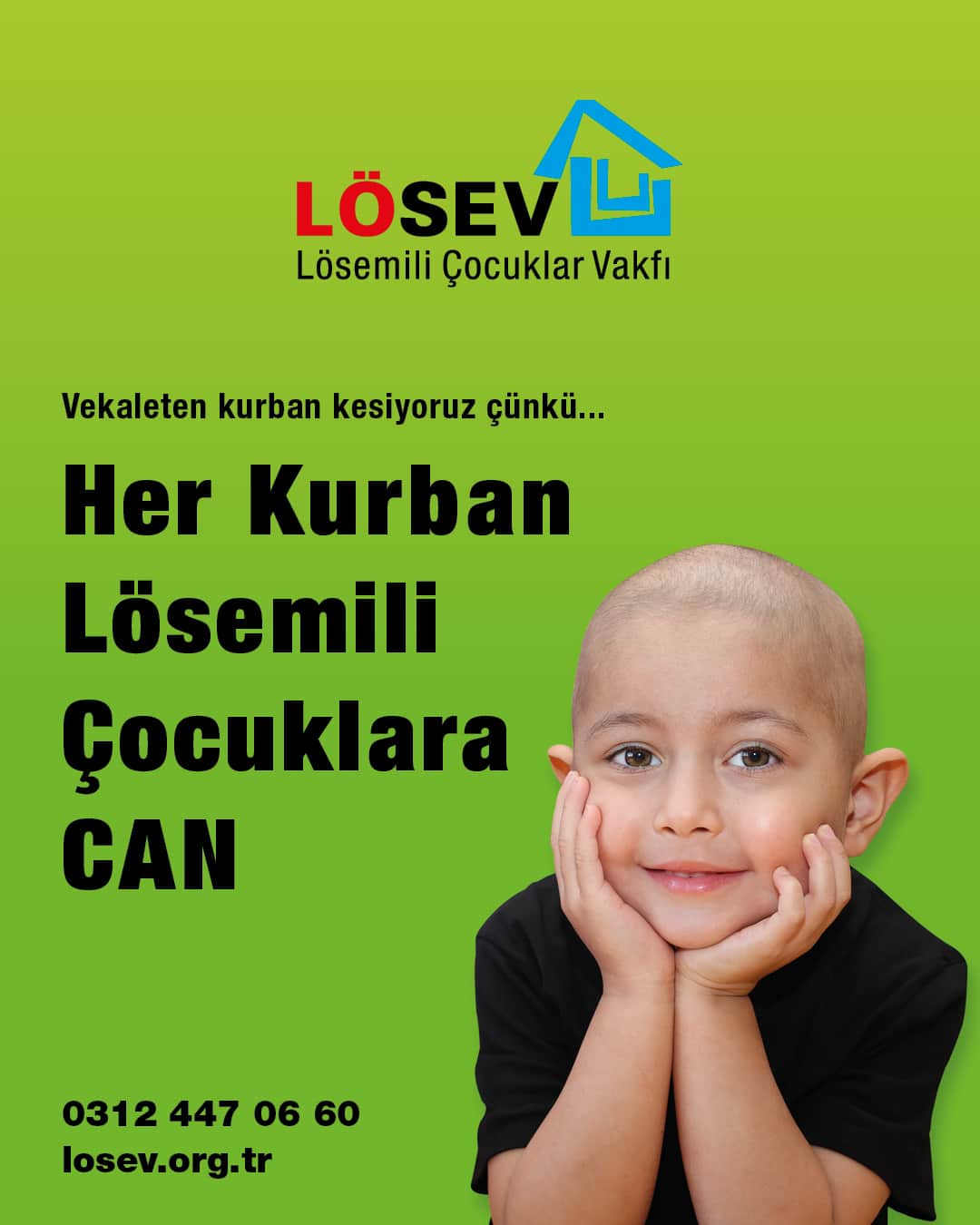 LÖSEV 2026 Kurban Bayramı Kampanyasına Başladı HER KURBAN LÖSEMİLİ ÇOCUKLARA CAN!