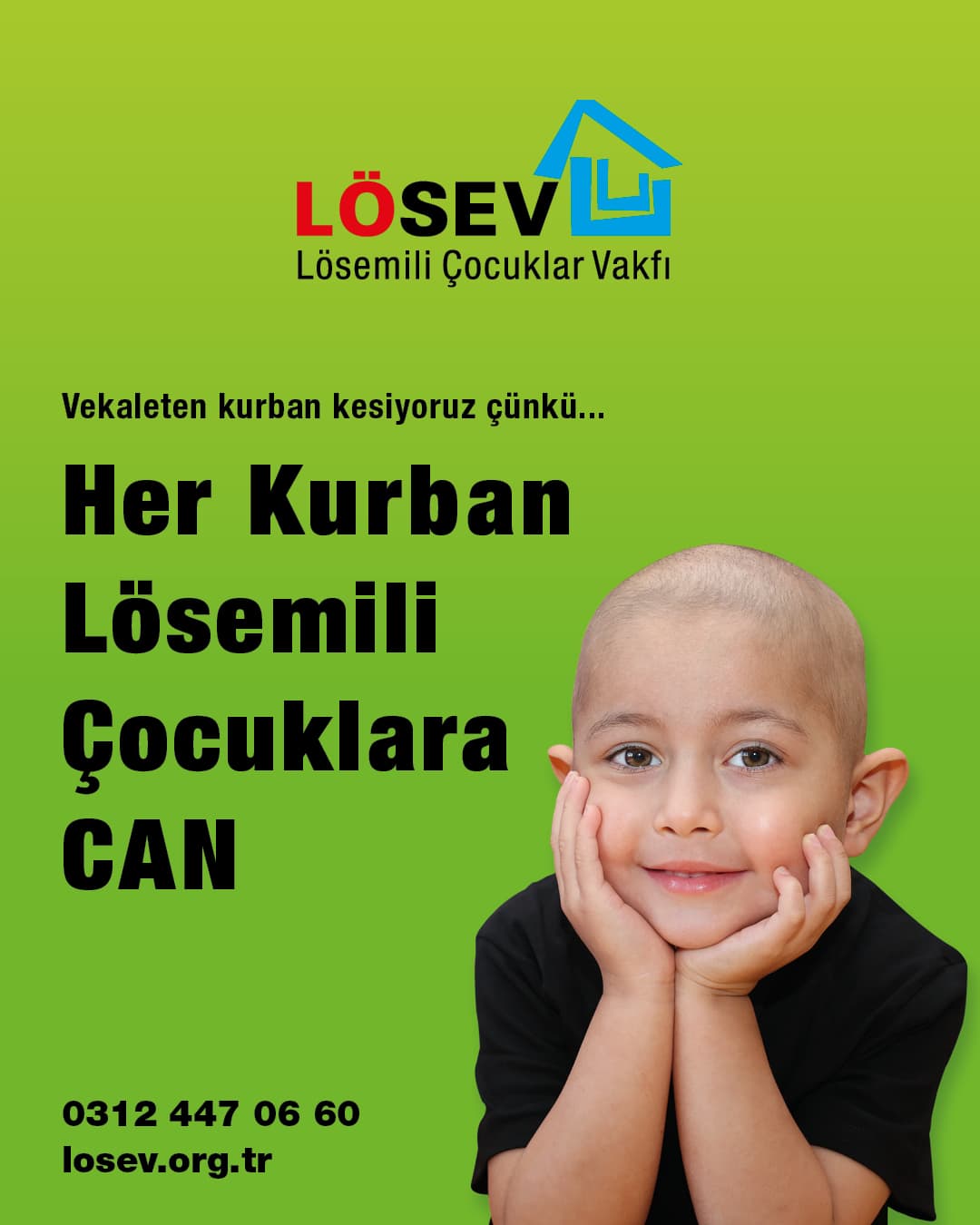LÖSEV 2026 Kurban Bayramı Kampanyasına Başladı HER KURBAN LÖSEMİLİ ÇOCUKLARA CAN!