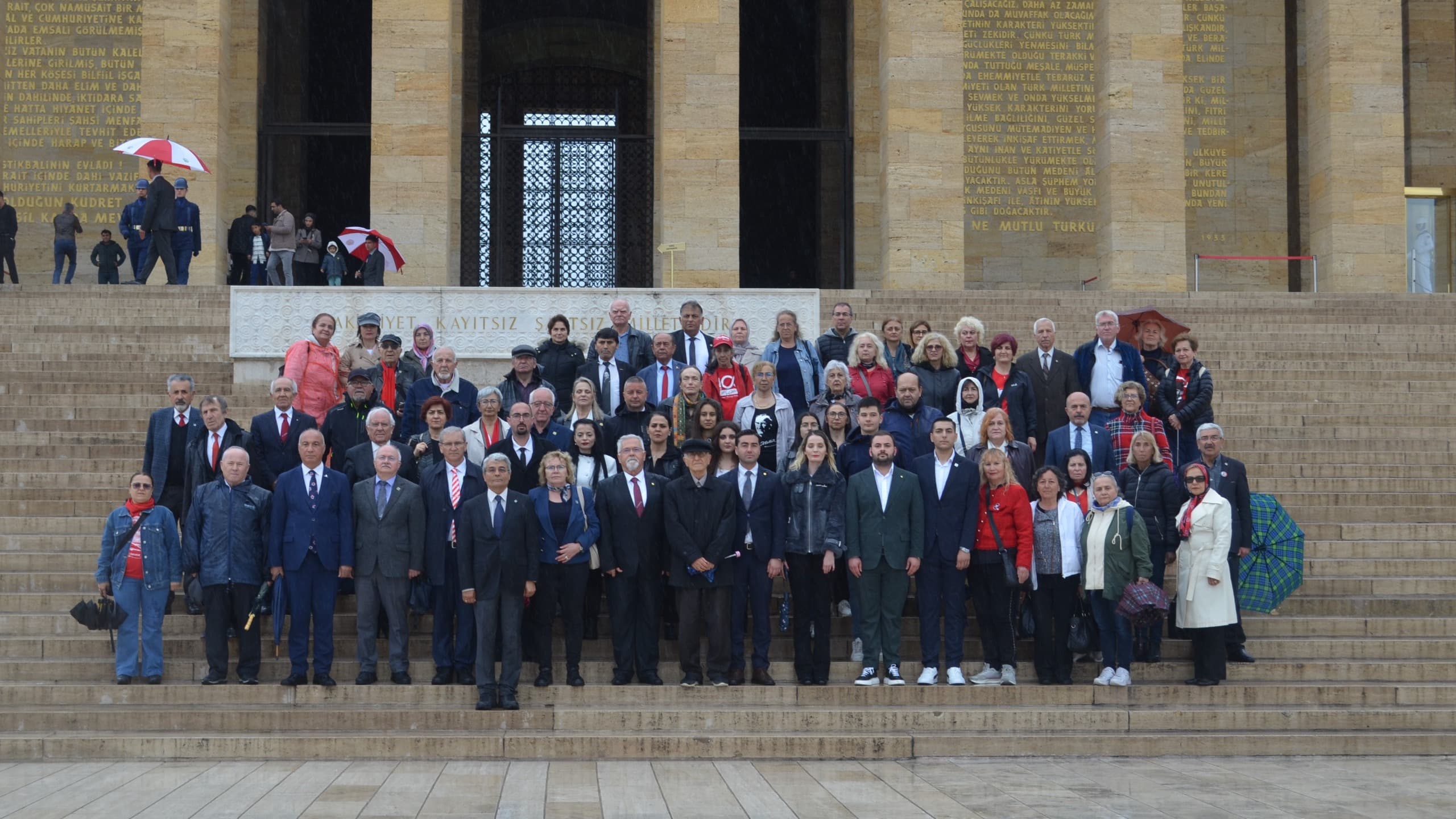 ADD Eskişehir Şubesi, 19 Mayıs ve Dernek Kuruluşunun 37. Yıl Dönümü İçin Anıtkabir’deydi