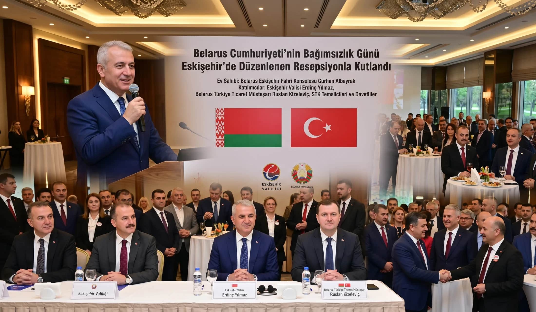 Belarus Cumhuriyeti’nin Bağımsızlık Günü Eskişehir’de Düzenlenen Resepsiyonla Kutlandı